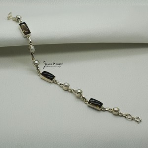 Smokey & Pearl Bracelet