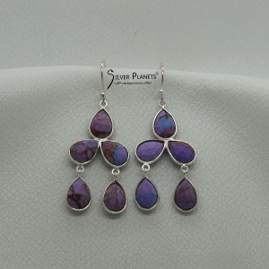 Copper Turquoise Earrings