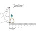 Blue chalcedony Earrings