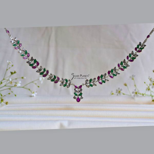 Ruby Emerald Necklace