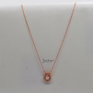 Cubic Zirconia Rosegold Chain