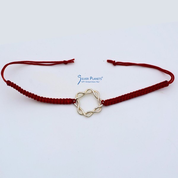 Silver Intangle Rakhi